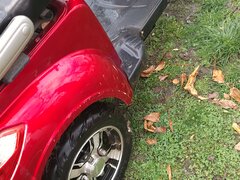 Vand tricicleta aproape noua